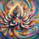 Maa (PRT-8991-105480) - Canvas Art Print - 60in X 60in