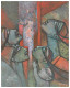 Alarmed (ART-16124-105613) - Handpainted Art Painting - 24in X 30in