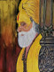 Tapasvi -1 (ART-16126-105597) - Handpainted Art Painting - 12in X 16in