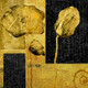 Heavy Texture,Black and Gold comibination