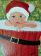 Santa Baby (ART-16126-105716) - Handpainted Art Painting - 12in X 16in