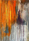 Swirling Fire (ART-5105-105634) - Handpainted Art Painting - 16in X 22in