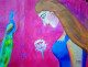 Dream (ART-8875-102487) - Handpainted Art Painting - 28in X 22in