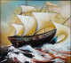 Kashti_Series_2 (ART-8916-106148) - Handpainted Art Painting - 16in X 14in