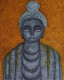 Buddha (ART-16013-106236) - Handpainted Art Painting - 22in X 28in