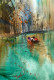 Fishing Time (ART-8987-106213) - Handpainted Art Painting - 10in X 15in