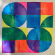 Retro Geometry (ART-16081-106253) - Handpainted Art Painting - 11in X 11in