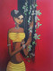Trible Life -5 (ART-1230-106270) - Handpainted Art Painting - 18in X 24in