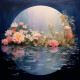 Beautiful Floral (PRT-7809-106392) - Canvas Art Print - 12in X 12in