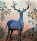 Forest Majesty (ART-16264-106439) - Handpainted Art Painting - 13in X 13in