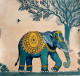 Regal Elephant (ART-16264-106436) - Handpainted Art Painting - 13in X 13in