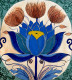Harmony In Bloom (ART-16264-106440) - Handpainted Art Painting - 13in X 13in