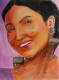 Indian Face (ART-7901-106506) - Handpainted Art Painting - 8in X 12in