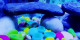 Multicolur Pebbles (PRT-16330-106724) - Canvas Art Print - 36in X 18in