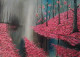 Pink Forest ( Version 3) (ART-5868-106770) - Handpainted Art Painting - 50in X 35in