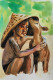 The Boy With His Friend (PRT-7901-106783) - Canvas Art Print - 20in X 30in