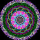 Circles Of Joy (PRT-16330-106820) - Canvas Art Print - 24in X 24in