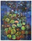 Waterlily_001 (ART-16405-106893) - Handpainted Art Painting - 48in X 60in