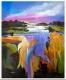 Magical Reflection (ART-8069-106897) - Handpainted Art Painting - 24in X 30in