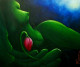 WITH LOTUS (ART-16403-106922) - Handpainted Art Painting - 24in X 20in