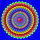 Vibrant Awakening Mandala Art - Design 2 (PRT-16330-107150) - Canvas Art Print - 24in X 24in