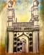 Charminar- Heart Of Hyderabad (PRT-16419-107146) - Canvas Art Print - 48in X 60in