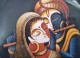 Radha Krishna Painting (ART-3319-107281) - Handpainted Art Painting - 36in X 24in