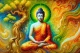 Buddha's Path To Peace And Enlightenment (PRT-15697-107497) - Canvas Art Print - 36in X 24in