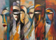 Faces Of Femininity (PRT-16330-107566) - Canvas Art Print - 42in X 30in