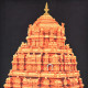Ananda Nilayam Printed Textile Art (ART-16217-107629) - Handpainted Art Painting - 24in X 24in