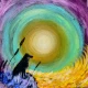 Dog's Wonder (ART-16438-107690) - Handpainted Art Painting - 12in X 12in