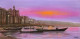 Banaras Ghat (ART-3512-107791) - Handpainted Art Painting - 24in X 11in