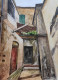 Architecture (ART-7901-108253) - Handpainted Art Painting - 12in X 16in