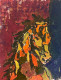 Royal Horse (ART-16629-108233) - Handpainted Art Painting - 20in X 24in