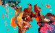 Supernatural World Underwater- Sea Green (ART-5244-108473) - Handpainted Art Painting - 30in X 19in