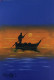 Sunset (ART-1230-108521) - Handpainted Art Painting - 8in X 12in