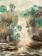 Reflections On A Pond (PRT-8841-108551) - Canvas Art Print - 22in X 30in