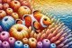 Clownfish In Coral Caper An Underwater Harmony (PRT-15697-108582) - Canvas Art Print - 42in X 28in