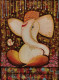 Ganesh Painting (ART-16710-108612) - Handpainted Art Painting - 18in X 24in