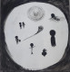 Forces Of The Dark Path (ART-16613-108487) - Handpainted Art Painting - 11in X 11in