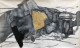 Abstract Painting (ART-6706-108708) - Handpainted Art Painting - 60in X 30in
