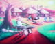 A Remote Village (PRT-16612-108751) - Canvas Art Print - 12in X 10in