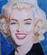 Young Marilyn Monroe (ART-8932-108793) - Handpainted Art Painting - 10in X 12in