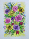 Florals - 5 (ART-16758-108903) - Handpainted Art Painting - 11in X 16in