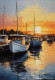 Harbor Glow (PRT-16744-108936) - Canvas Art Print - 25in X 36in