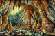 Ancient Beauty Unveiled: The Majestic Depths Of Postojna Cave In Motion (PRT-15697-108978) - Canvas Art Print - 60in X 40in