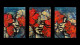 Bloom 12 Series- (Set 0f 3) (ART-16699-108989) - Handpainted Art Painting - 13in X 16in