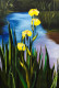 Lotus (ART-329-109087) - Handpainted Art Painting - 16in X 24in
