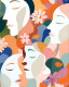 Facing The Flowers (PRT-16566-109092) - Canvas Art Print - 24in X 30in