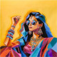 Masakali | Kahani (PRT-16516-109125) - Canvas Art Print - 24in X 24in